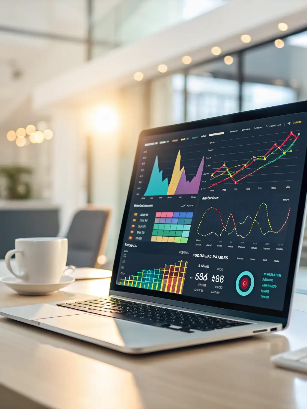 A depiction of a sales dashboard displaying key performance indicators (KPIs) related to WhatsApp sales and customer interactions.