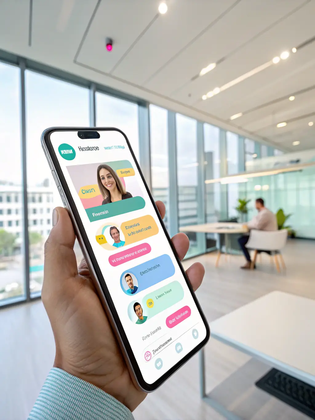 A visual representation of automated WhatsApp messages being sent to customers, showcasing personalized greetings and promotional offers.